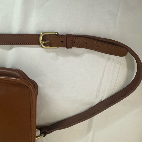 Vintage Coach Camera Bag Brown Leather Crossbody 9973 - Picture 11 of 13